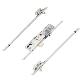 ERA Latch Deadbolt 2 Small Hooks Split Spindle Multipoint Door Lock - Option 2