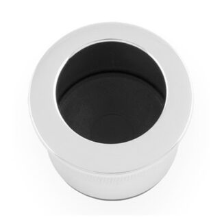 Alexander & Wilks AW992PC Round Sliding Door Finger Edge Pull (LEAD TIME: 2-3 DAYS)