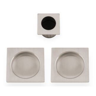Alexander & Wilks AW995SN Square Sliding Door Pull Kit (LEAD TIME: 2-3 DAYS)