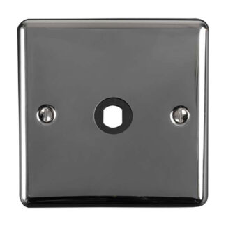 Eurolite EN1DIMBN Dimmer Switch Plate-Black Nickel-1-Gang (LEAD TIME: 2-3 DAYS)