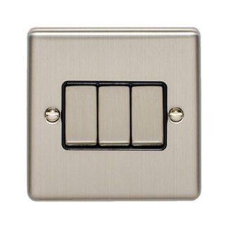 Eurolite EN3SWSSB 3-Gang Switch (LEAD TIME: 2-3 DAYS)