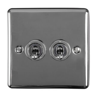 Eurolite ENT2SWBN 2-Gang Toggle Switch (LEAD TIME: 2-3 DAYS)