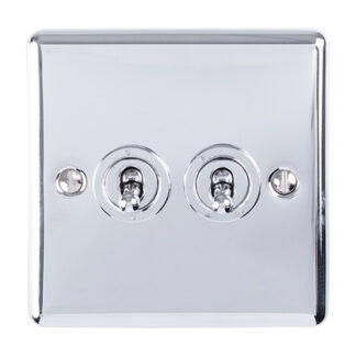 Eurolite ENT2SWPC 2-Gang Toggle Switch (LEAD TIME: 2-3 DAYS)