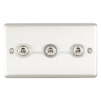 Eurolite ENT3SWSS 3-Gang Toggle Switch (LEAD TIME: 2-3 DAYS)