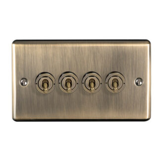 Eurolite ENT4SWABB 4-Gang Toggle Switch (LEAD TIME: 2-3 DAYS)