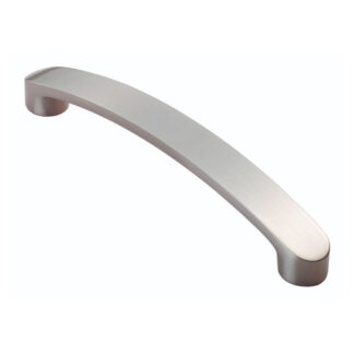 Carlisle Brass FTD2035ASN Radius End Flat Bow Handle 128mm (LEAD TIME: 2-3 DAYS)