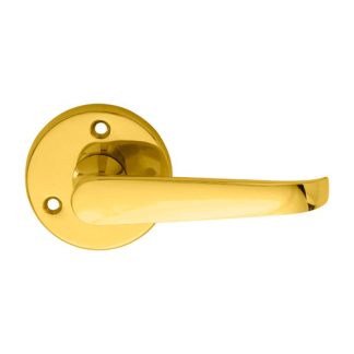 Carlisle Brass M32 Victorian Lever On Round Rose (LEAD TIME: 2-3 DAYS)