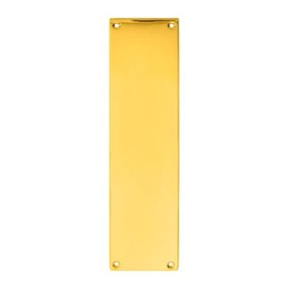 Carlisle Brass M39 Plain Finger Plate (LEAD TIME: 2-3 DAYS)