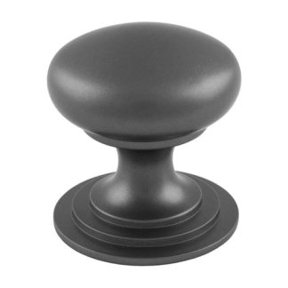 Carlisle Brass M47DANT Victorian Cupboard Knob 42mm - Anthracite (LEAD TIME: 2-3 DAYS)
