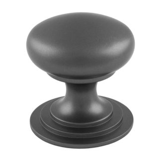 Carlisle Brass M47EANT Victorian Cupboard Knob 50mm - Anthracite (LEAD TIME: 2-3 DAYS)