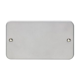 Eurolite MC2B Utility Double Blank Plate - Grey (LEAD TIME: 2-3 DAYS)