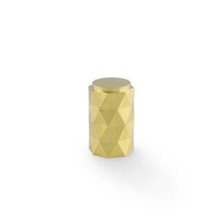 Alexander & Wilks AW847-30-SBPVD Diamond Cut Cylinder Cabinet Knob 30mm (LEAD TIME: 2-3 DAYS)