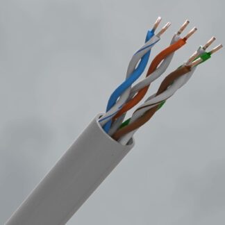 CQR CAT5eUTP/GY/PVC/100 Category Cable | Cat5e | Eca | PVC | Grey | 100 (LEAD TIME: 2-3 DAYS)