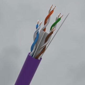 CQR CAT6UTP/PU/HF/305 Category Cable | Cat6 | Eca | LSZH | Purple | 305 (LEAD TIME: 2-3 DAYS)
