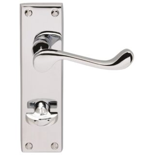 Carlisle Brass DL54WCCP Victorian Scroll Lever On WC Backplate (LEAD TIME: 2-3 DAYS)
