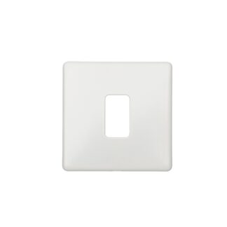 Eurolite EC-G1MWW Concealed 3mm 1 Gang Grid Plate - Matt White (LEAD TIME: 2-3 DAYS)
