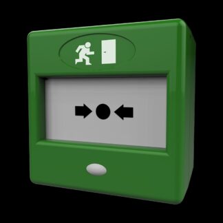 CQR FP3/GR/TP FP3 Manual Call Point Resettable Triple Pole - Green (LEAD TIME: 2-3 DAYS)