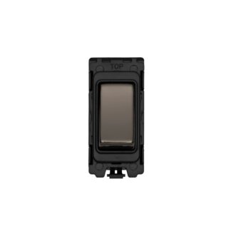 Eurolite G15-BNB Grid & Modular 2-Way Retract Switch - Black Nickel (LEAD TIME: 2-3 DAYS)