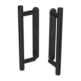 Coastal Group KM905B BLU Patio Sliding Door Handle Back To Back without Euro Cut-Out (LEAD TIME: 2-3 DAYS)