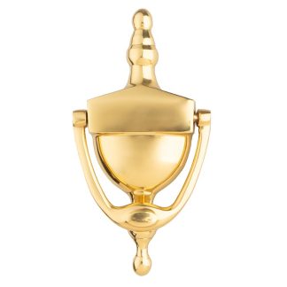 Carlisle Brass M38B Victorian Urn Door Knocker 196mm - Polished Brass (LEAD TIME: 2-3 DAYS)