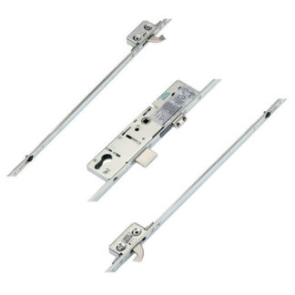 ERA Latch Deadbolt 2 Small Hooks Split Spindle Multipoint Door Lock - Option 3