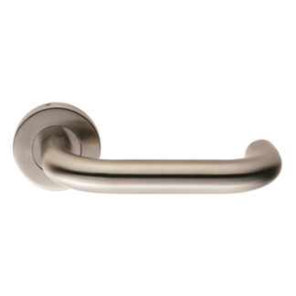 Eurospec CSL1220SSS Safety Lever On Sprung Rose (LEAD TIME: 2-3 DAYS)