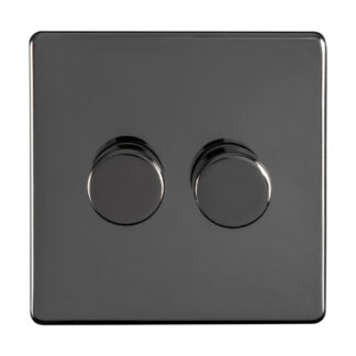 Eurolite ECBN2DLED 2 Gang Led Push On Off 2Way Dimmer (LEAD TIME: 2-3 DAYS)