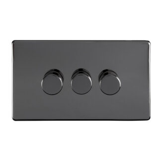 Eurolite ECBN3DLED 3 Gang Led Push On Off 2Way Dimmer (LEAD TIME: 2-3 DAYS)