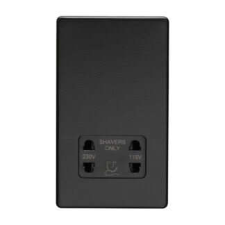 Eurolite ECMBSHSB Shaver Socket (LEAD TIME: 2-3 DAYS)