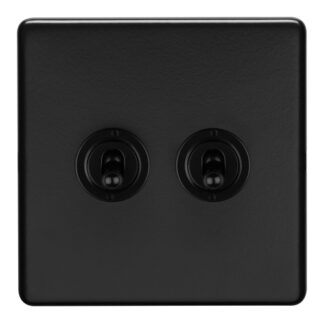 Eurolite ECMBT2SW 2 GANG 10AMP 2WAY TOGGLE SWITCH (LEAD TIME: 2-3 DAYS)