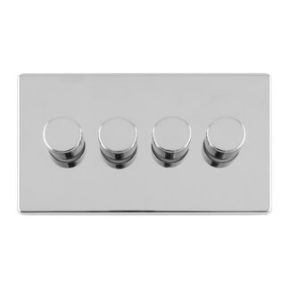 Eurolite ECPC4DLED 4 Gang Led Push On Off 2Way Dimmer (LEAD TIME: 2-3 DAYS)