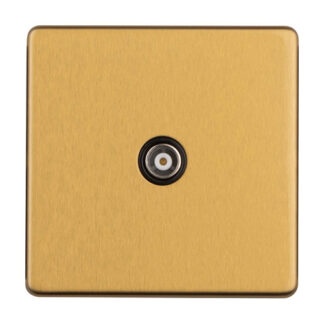 Eurolite ECSB1TVB 1-Gang TV Socket (LEAD TIME: 2-3 DAYS)