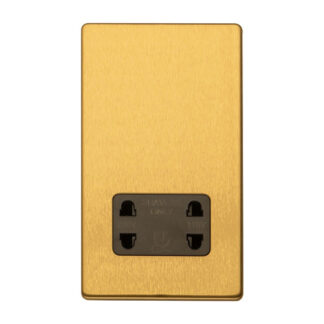 Eurolite ECSBSHSB 2-Gang Shaver Socket (LEAD TIME: 2-3 DAYS)