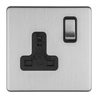 Eurolite ECSS1SOB 1-Gang 13Amp DP Switched Socket (LEAD TIME: 2-3 DAYS)
