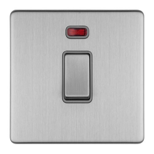 Eurolite ECSS20ADPSWNG 2-Gang 20Amp DP Switch & Neon (LEAD TIME: 2-3 DAYS)