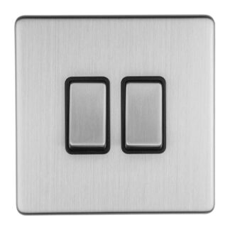 Eurolite ECSS2SWB 2-Gang 10Amp 2-Way Switch (LEAD TIME: 2-3 DAYS)