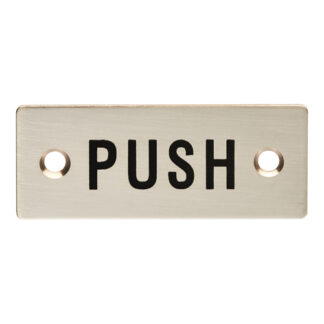 Eurospec FPA1302SSS Push Symbol Sign (LEAD TIME: 2-3 DAYS)