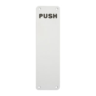 Eurospec FPP43002SAA Push Finger Plate (LEAD TIME: 2-3 DAYS)