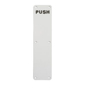 Eurospec FPP43502SAA Push Finger Plate (LEAD TIME: 2-3 DAYS)