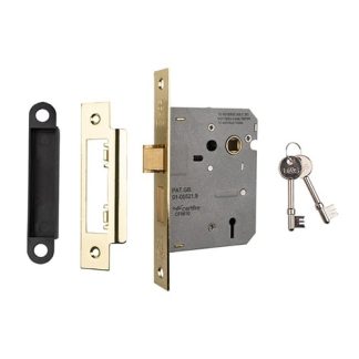 Eurospec LSE5330EB Contract 3 Lever Sashlock 76mm (LEAD TIME: 2-3 DAYS)