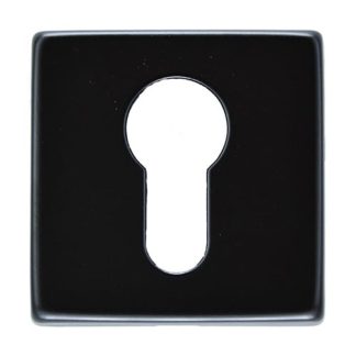 Manital QE001BLK Square Euro Profile Escutcheon (LEAD TIME: 2-3 DAYS)