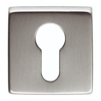 Manital QE001SC Square Euro Profile Escutcheon (LEAD TIME: 2-3 DAYS)