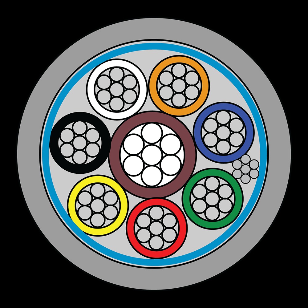 CQR CABS9538HF/GY/100/B Belden Style 9538 Cable | 8 Multi Core | TYPE 1 | Bca | LSZH | Grey | 100m (LEAD TIME: 2-3 DAYS) - Image 2