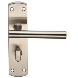 Eurospec CSLP1164T/SSS Steelworx Residential T Bar Lever On WC Backplate (LEAD TIME: 2-3 DAYS)